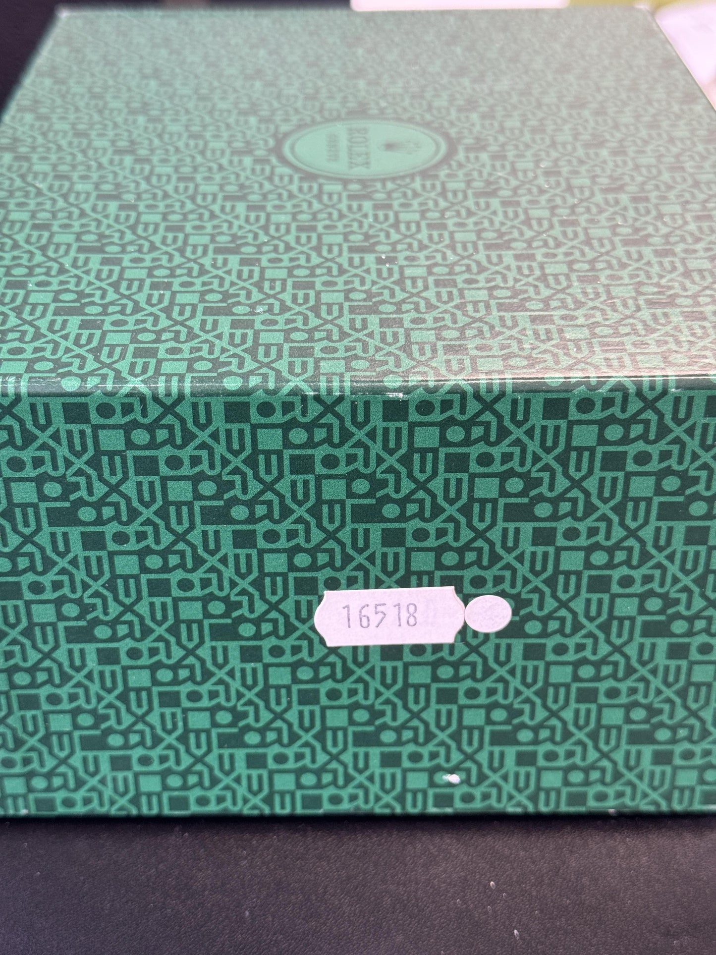 Rolex Daytona 16518 18K Yellow Gold White Dial Watch Box & Papers