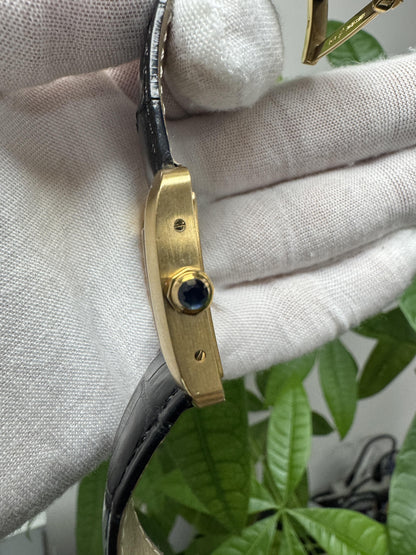 Cartier Tank Divan W6300556 18k Yellow Gold Quartz Ladies Watch