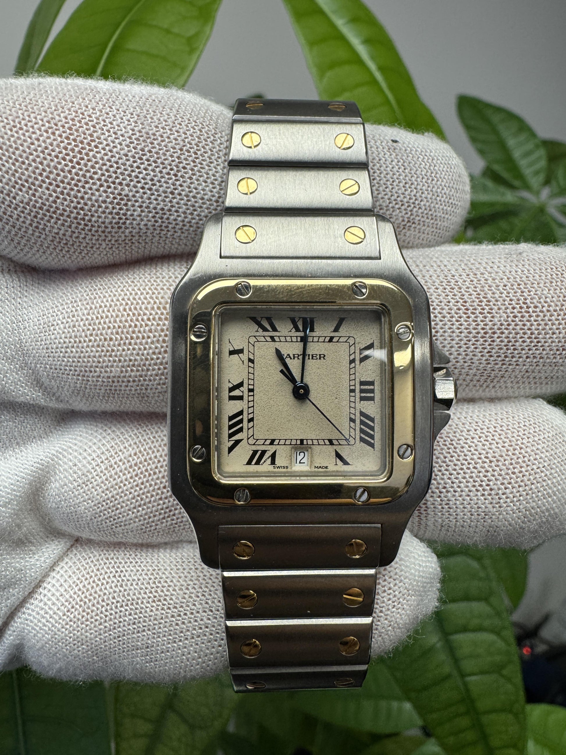 Cartier  Santos Galbee W20011C4 Two Tone Watch