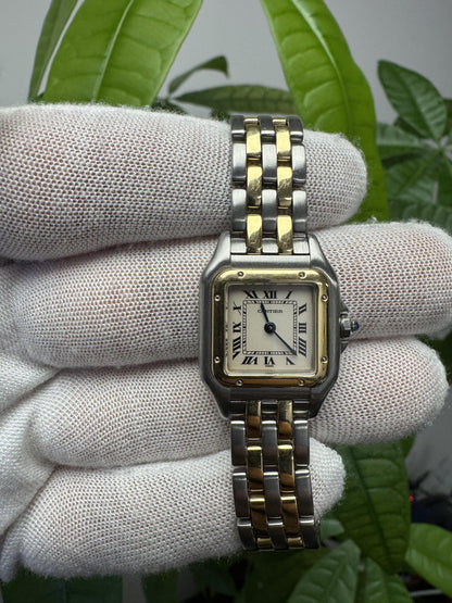 Cartier Panthère small 18K Gold & Stainless Steel Ladies Watch
