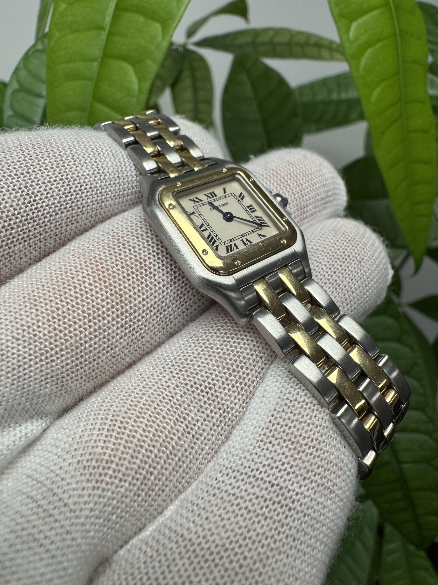 Cartier Panthère small 18K Gold & Stainless Steel Ladies Watch