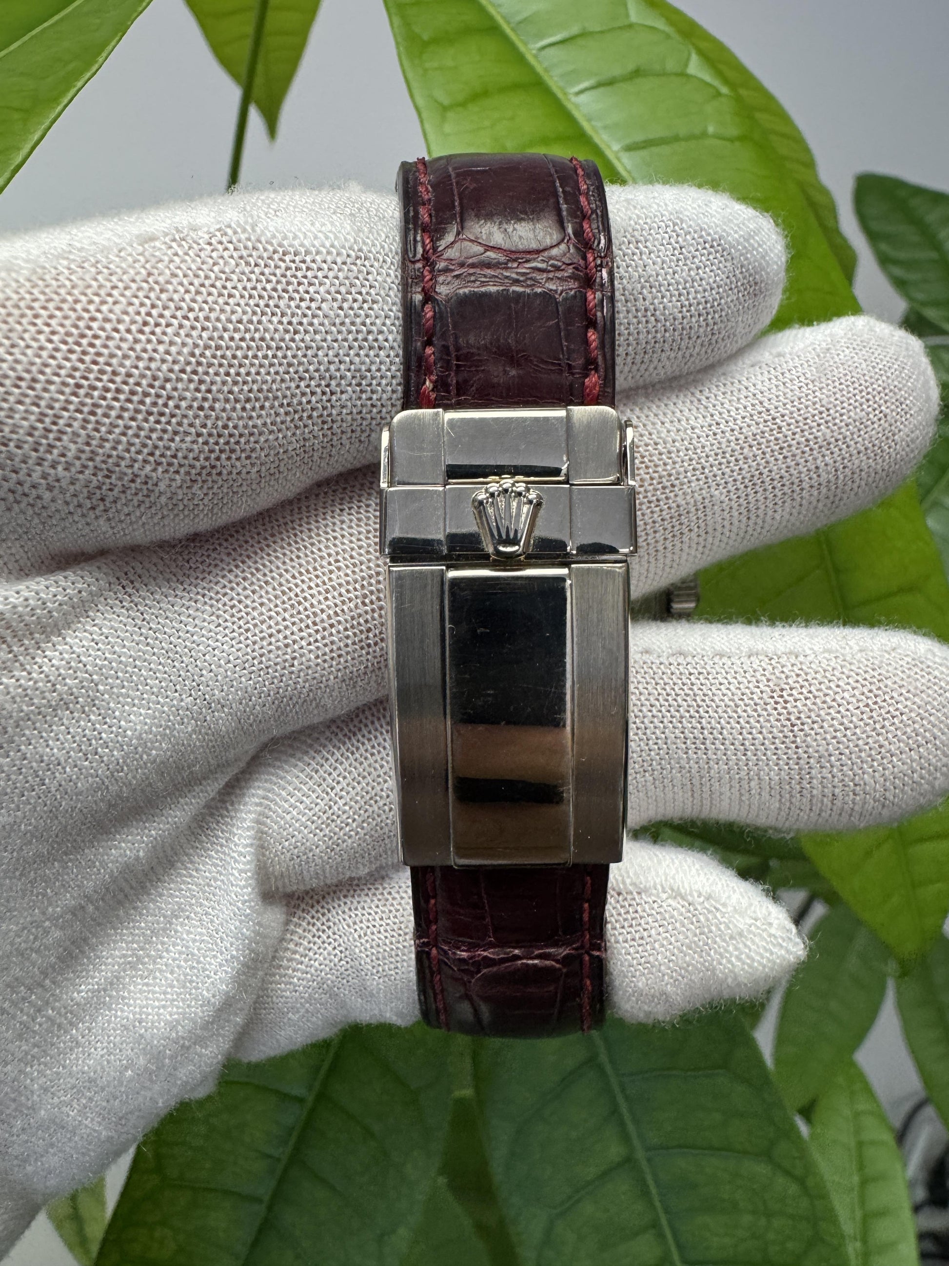 Rolex Daytona 16519 'Zenith' 18K White Gold MOP Diamond W/Papers