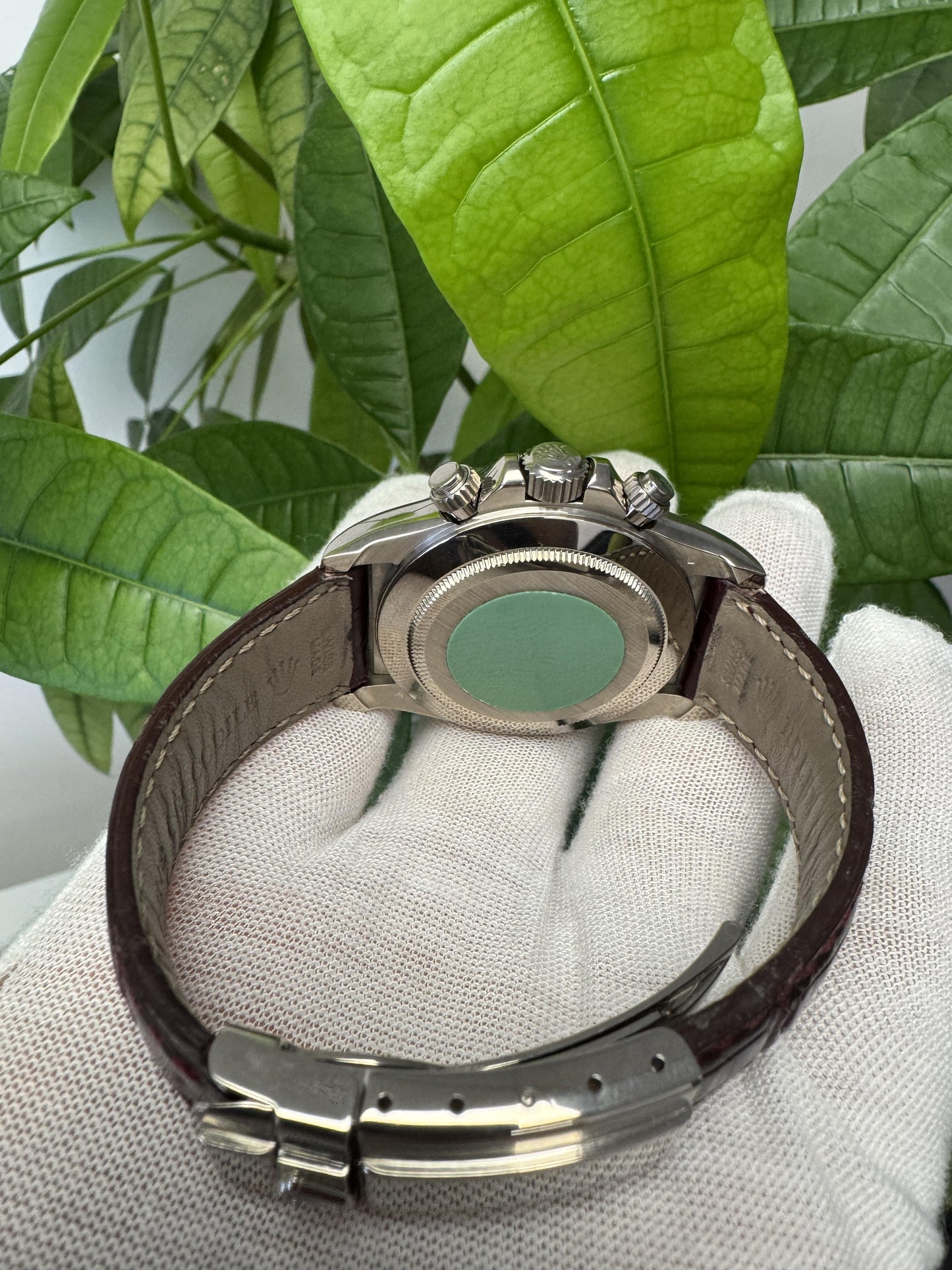 Rolex Daytona 16519 'Zenith' 18K White Gold MOP Diamond W/Papers