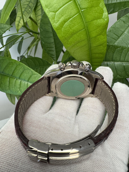 Rolex Daytona 16519 'Zenith' 18K White Gold MOP Diamond W/Papers