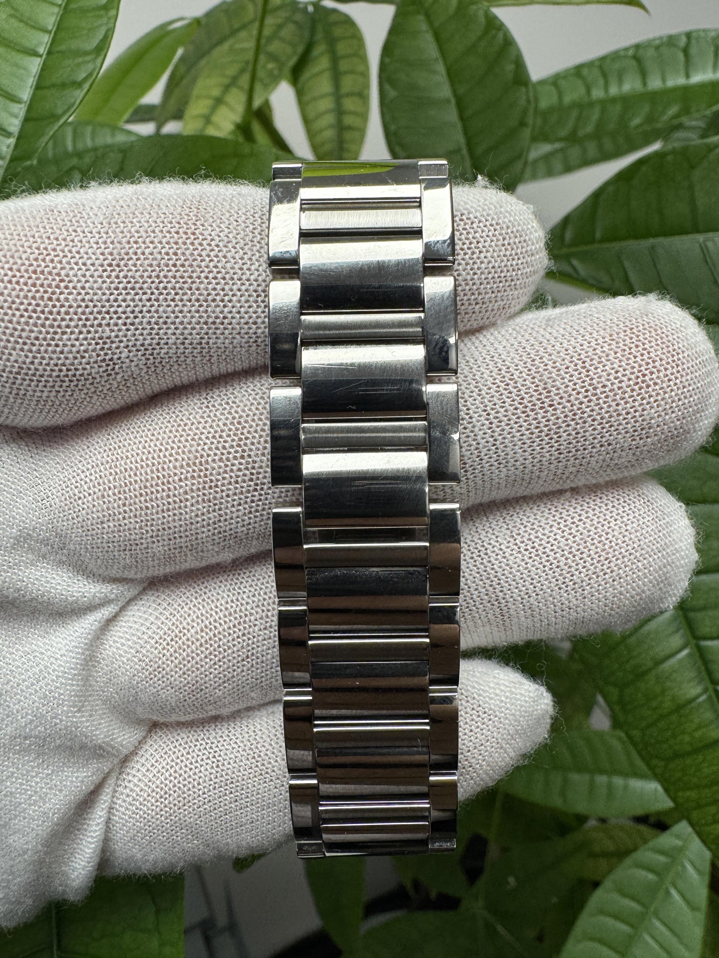 Tank Must De Cartier WSTA0052 Large Steel Silver Dial Watch