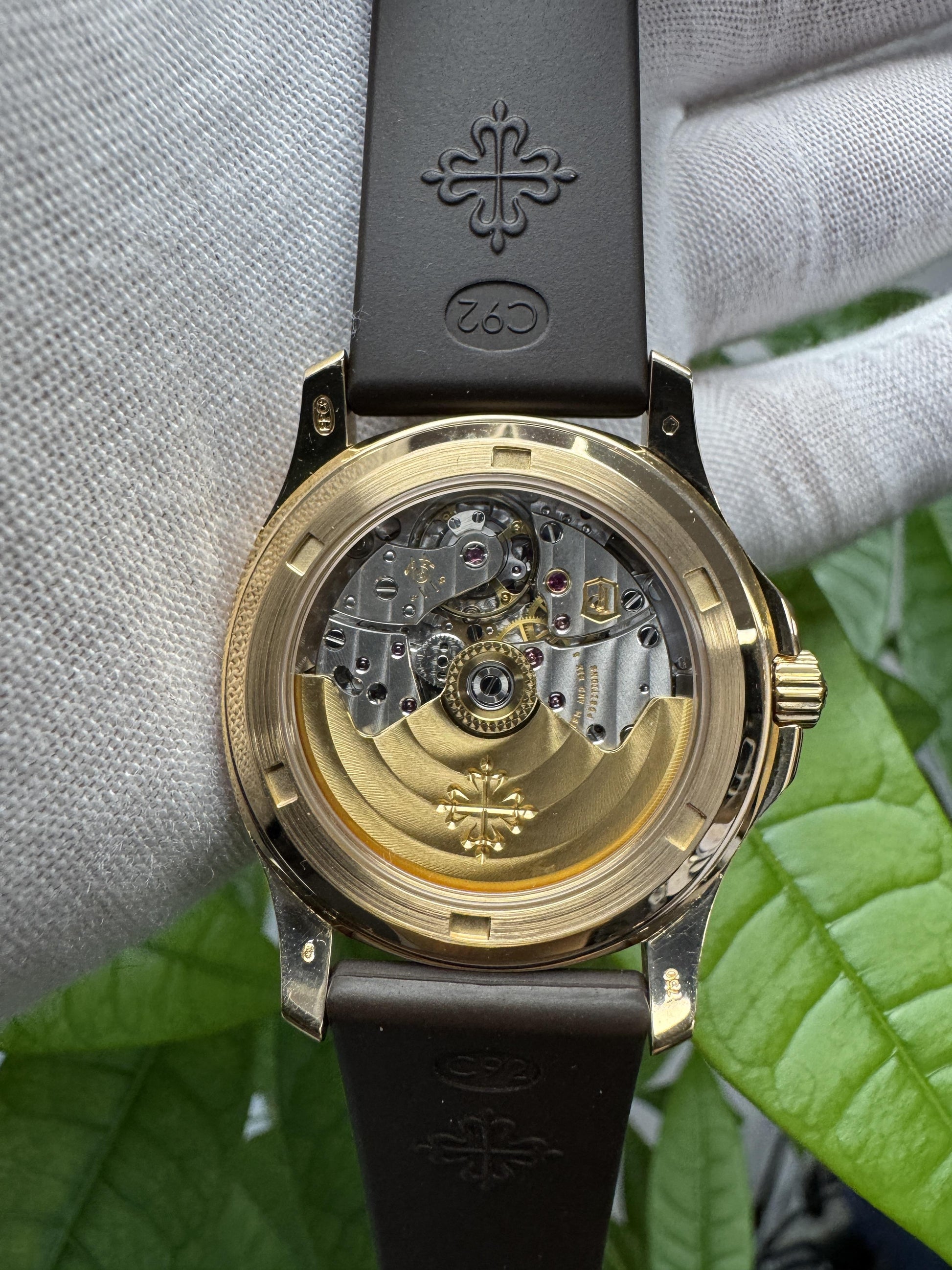 Patek Philippe 5068R Aquanaut Luce Chocolate Dial 18K Rose Gold Box & Papers