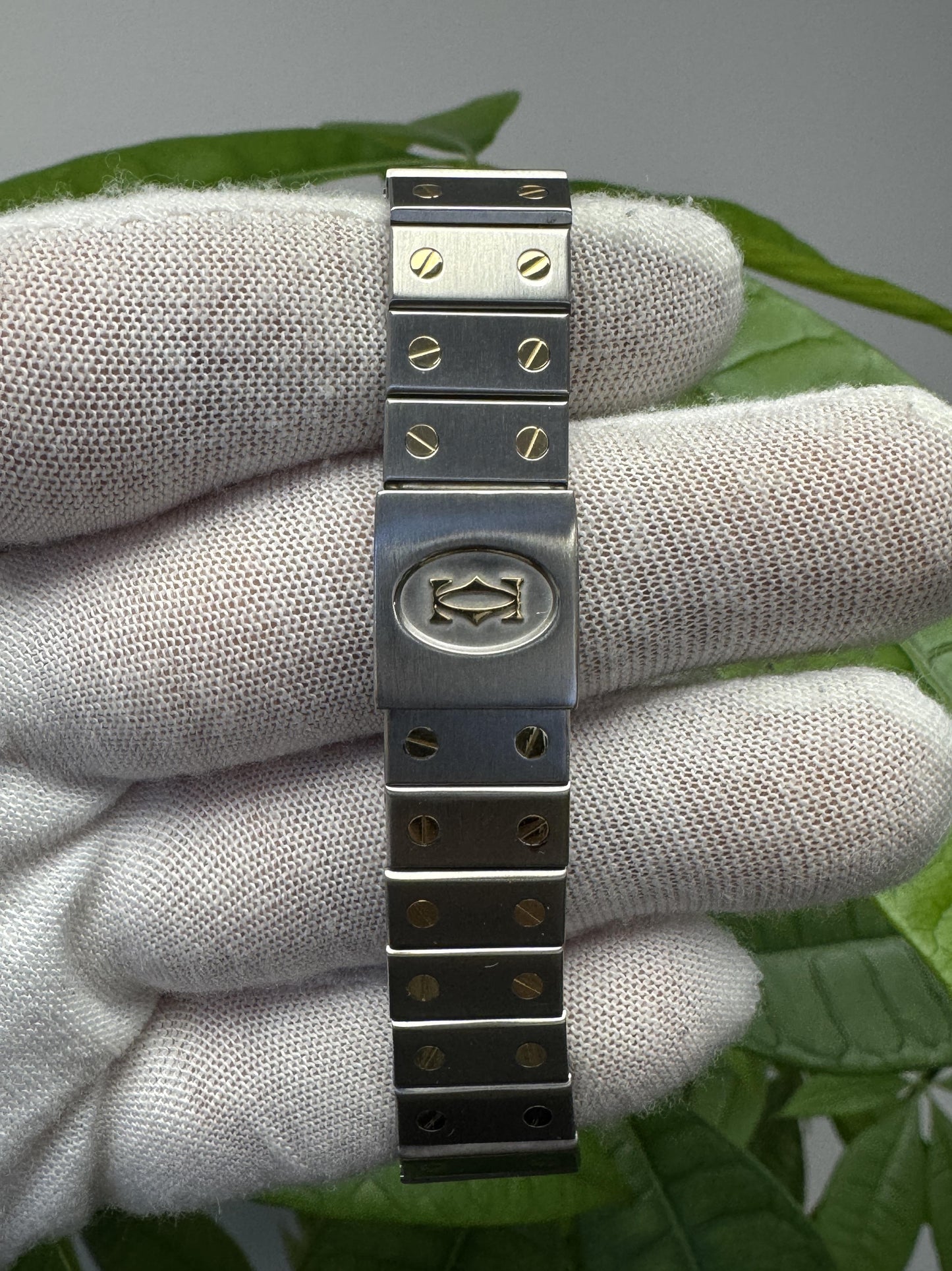 Cartier Santos Caree 2961 Automatic  W/Card & Service Card Records