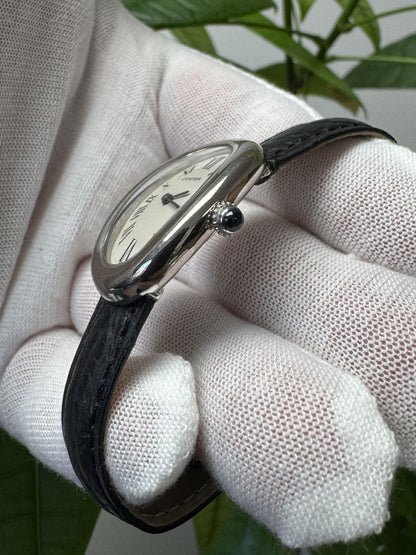 Cartier Baignoire W15133L2 18K white Gold Ladies Watch