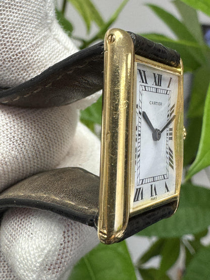 Cartier Tank Louis Extra-Plate 'Paris' Dial Vintage Watch