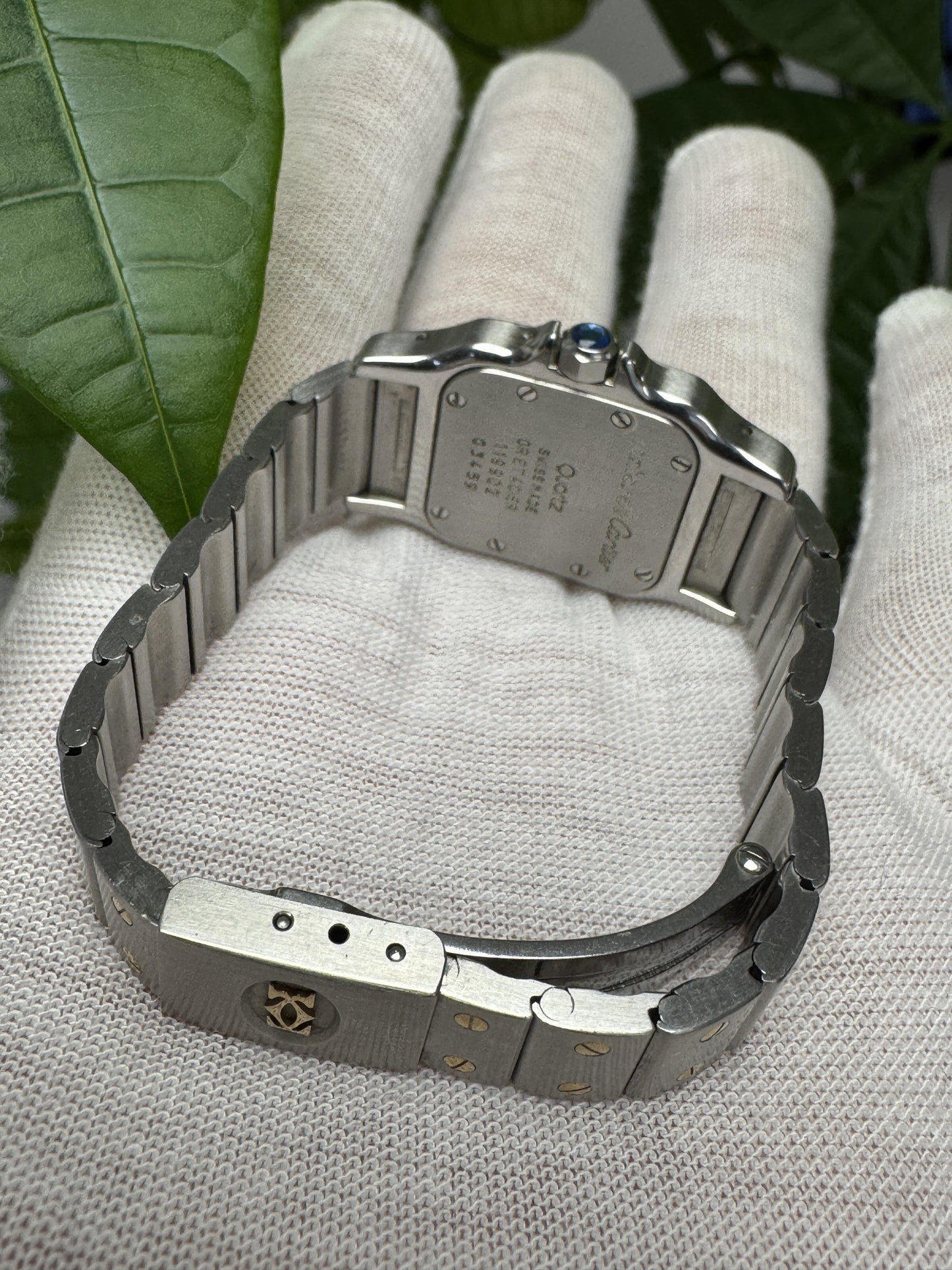Cartier Santos de Cartier Galbée W20008C4 Moonphase Quartz Watch