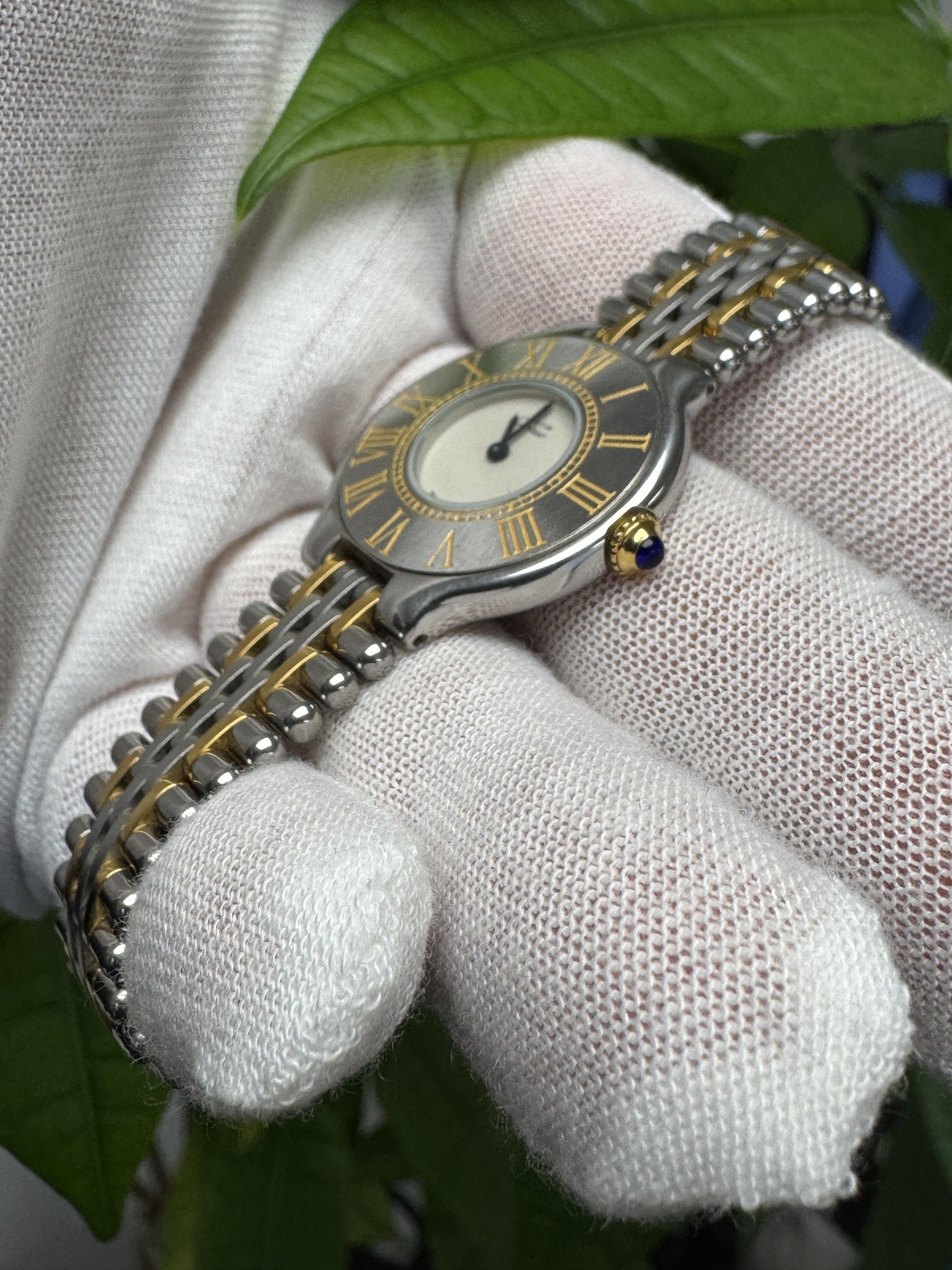Cartier Must 21 W10073R6 Steel and Gold Ladies Watch
