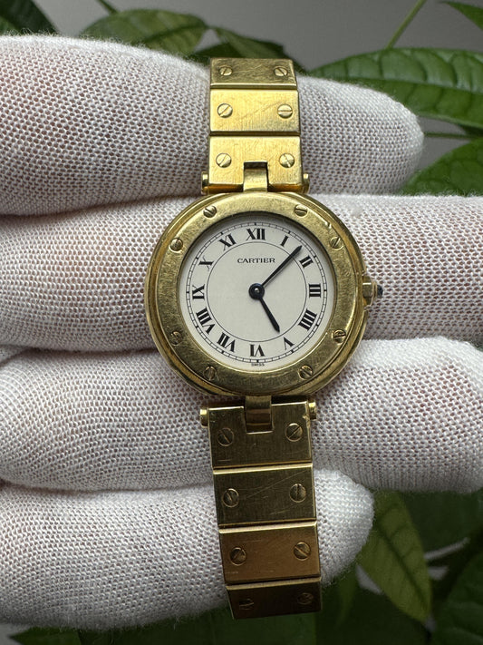 Cartier Santos Vendôme 84738788 18K Yellow Gold Ladies Watch
