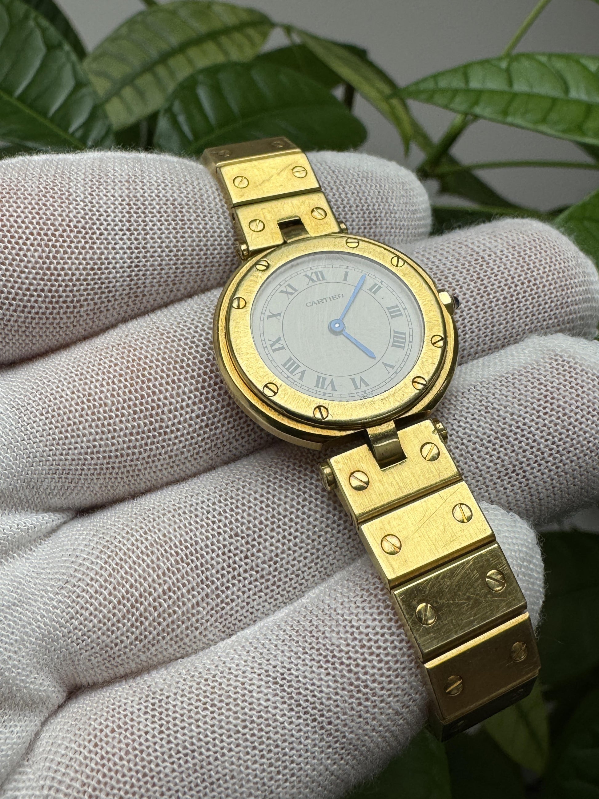 Cartier Santos Vendôme 84738788 18K Yellow Gold Ladies Watch