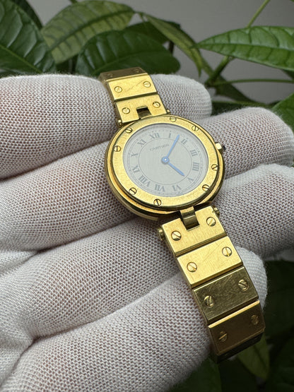 Cartier Santos Vendôme 84738788 18K Yellow Gold Ladies Watch
