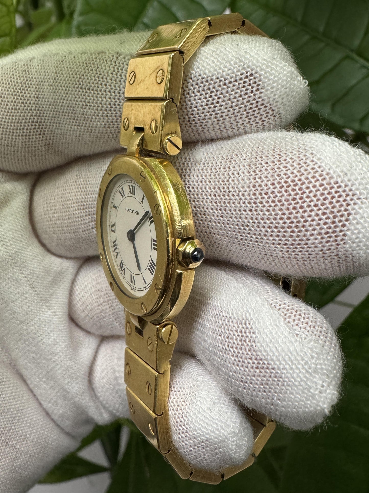 Cartier Santos Vendôme 84738788 18K Yellow Gold Ladies Watch