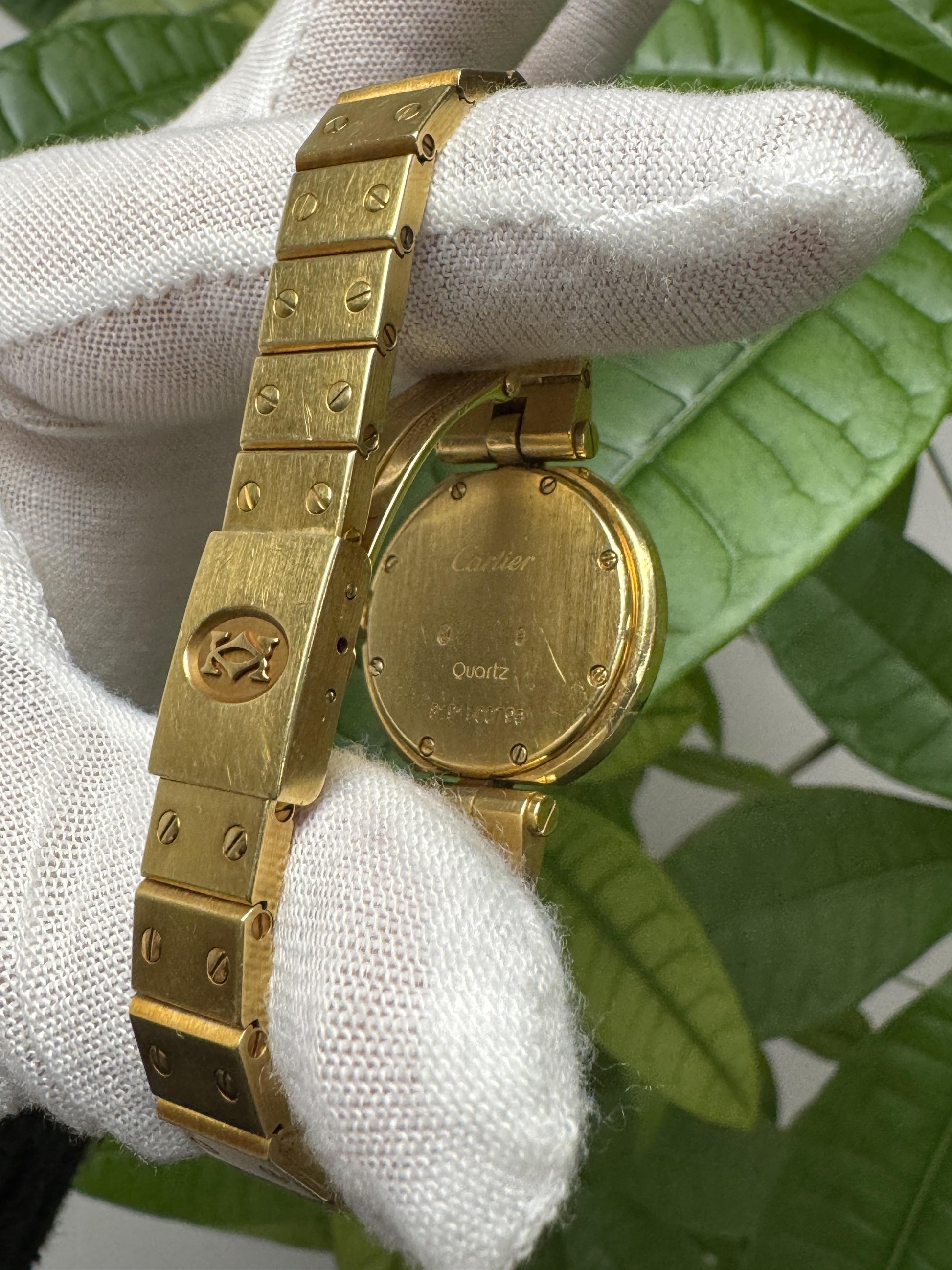 Cartier Santos Vendôme 84738788 18K Yellow Gold Ladies Watch