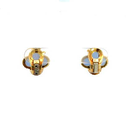 Van Cleef & Arpels Alhambra Chalcedony earrings
