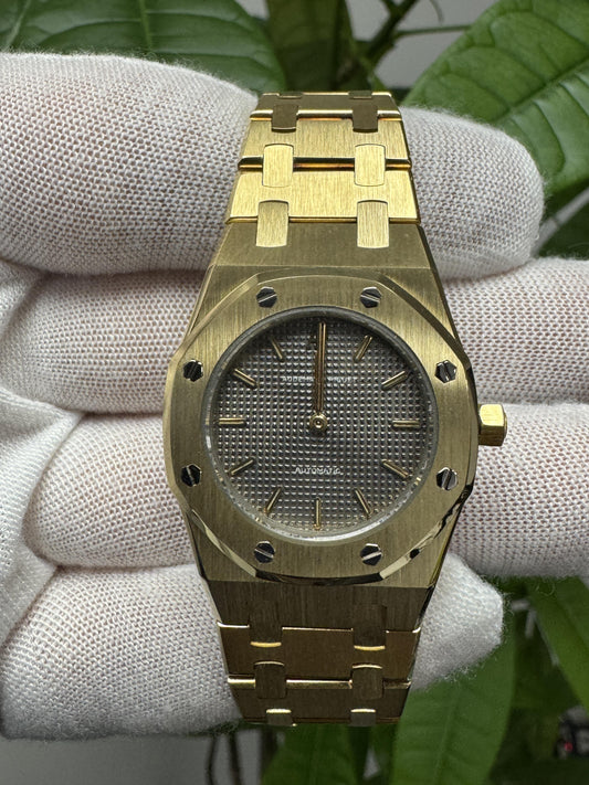 Audemars Piguet Royal Oak 30MM 18k Yellow Gold Automatic Watch Mint!