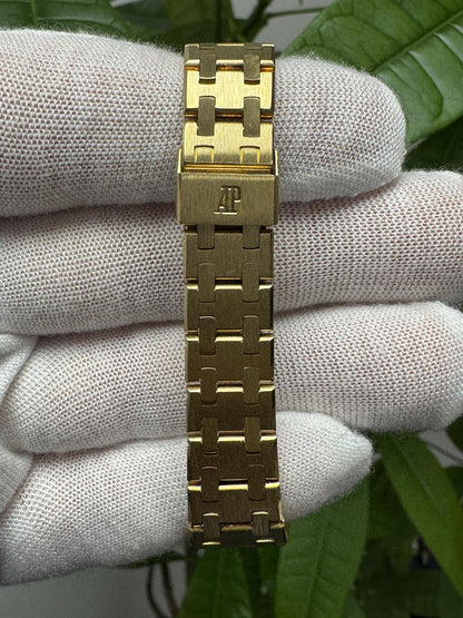 Audemars Piguet Royal Oak 30MM 18k Yellow Gold Automatic Watch Mint!