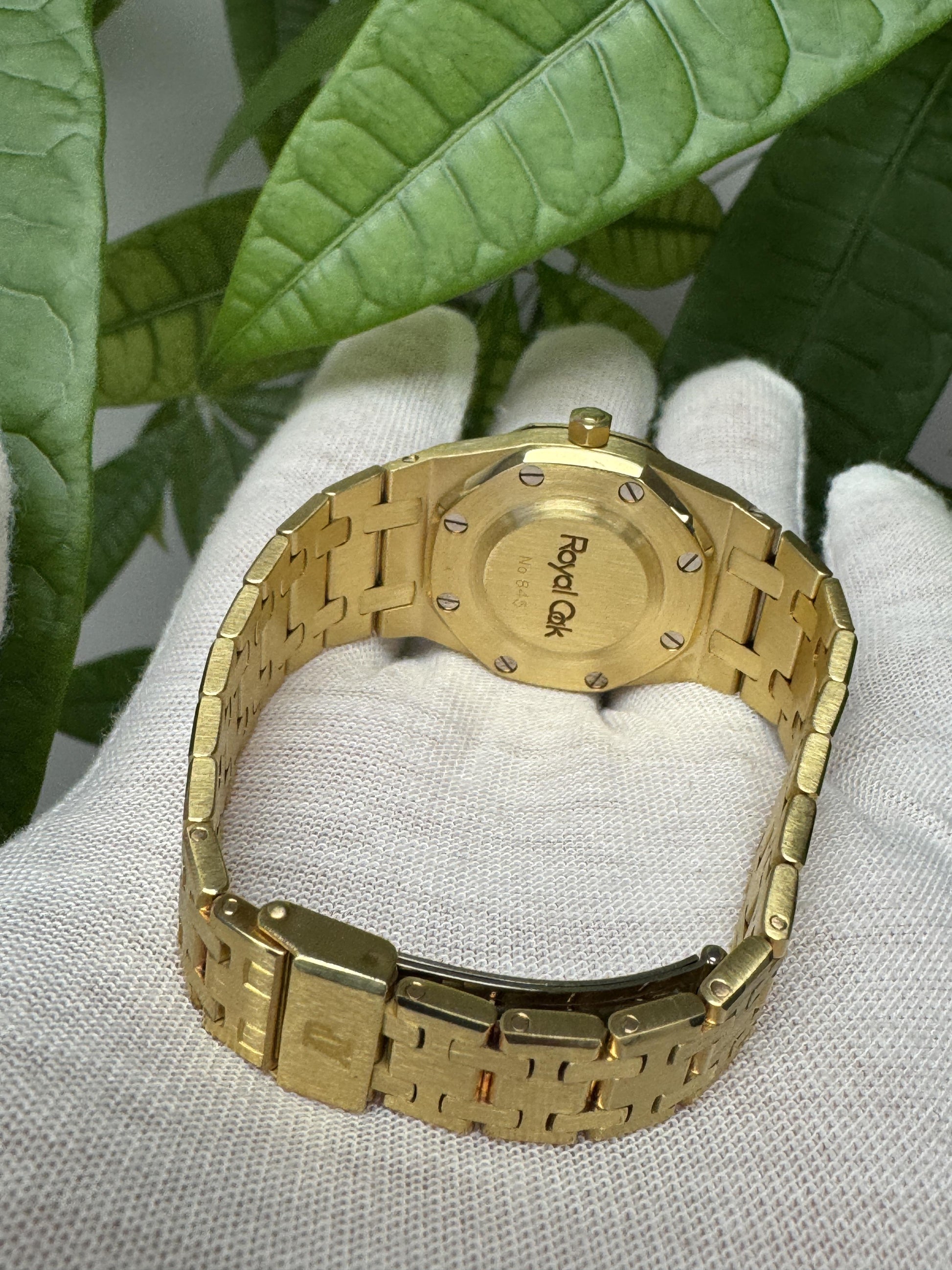 Audemars Piguet Royal Oak 30MM 18k Yellow Gold Automatic Watch Mint!