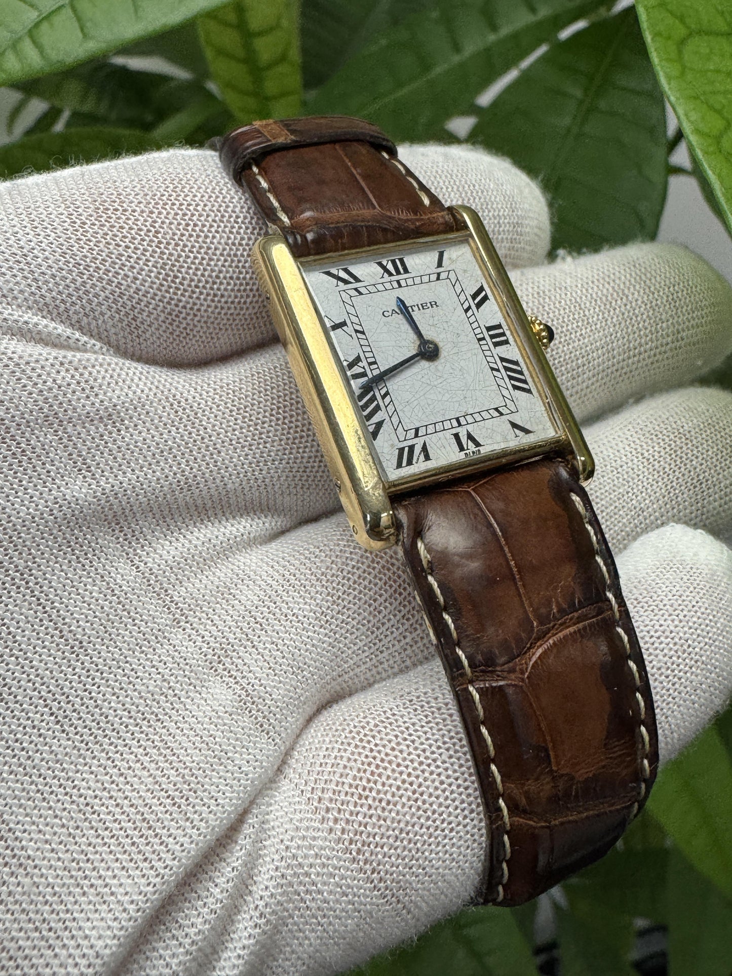 Cartier Tank 17011 Spider 'Paris' Dial 18K Yellow Gold Contemporary Buckle Watch