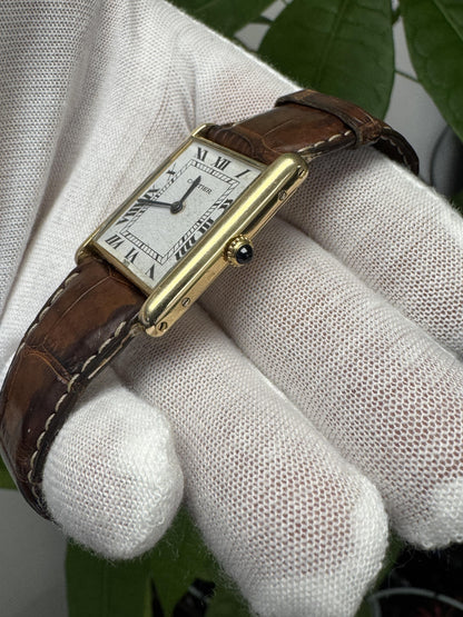 Cartier Tank 17011 Spider 'Paris' Dial 18K Yellow Gold Contemporary Buckle Watch