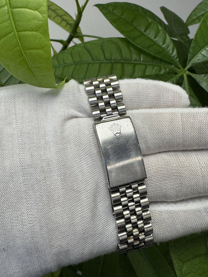 Rolex DateJust 1601 Purple custom dial Stainless Steel Vintage Watch