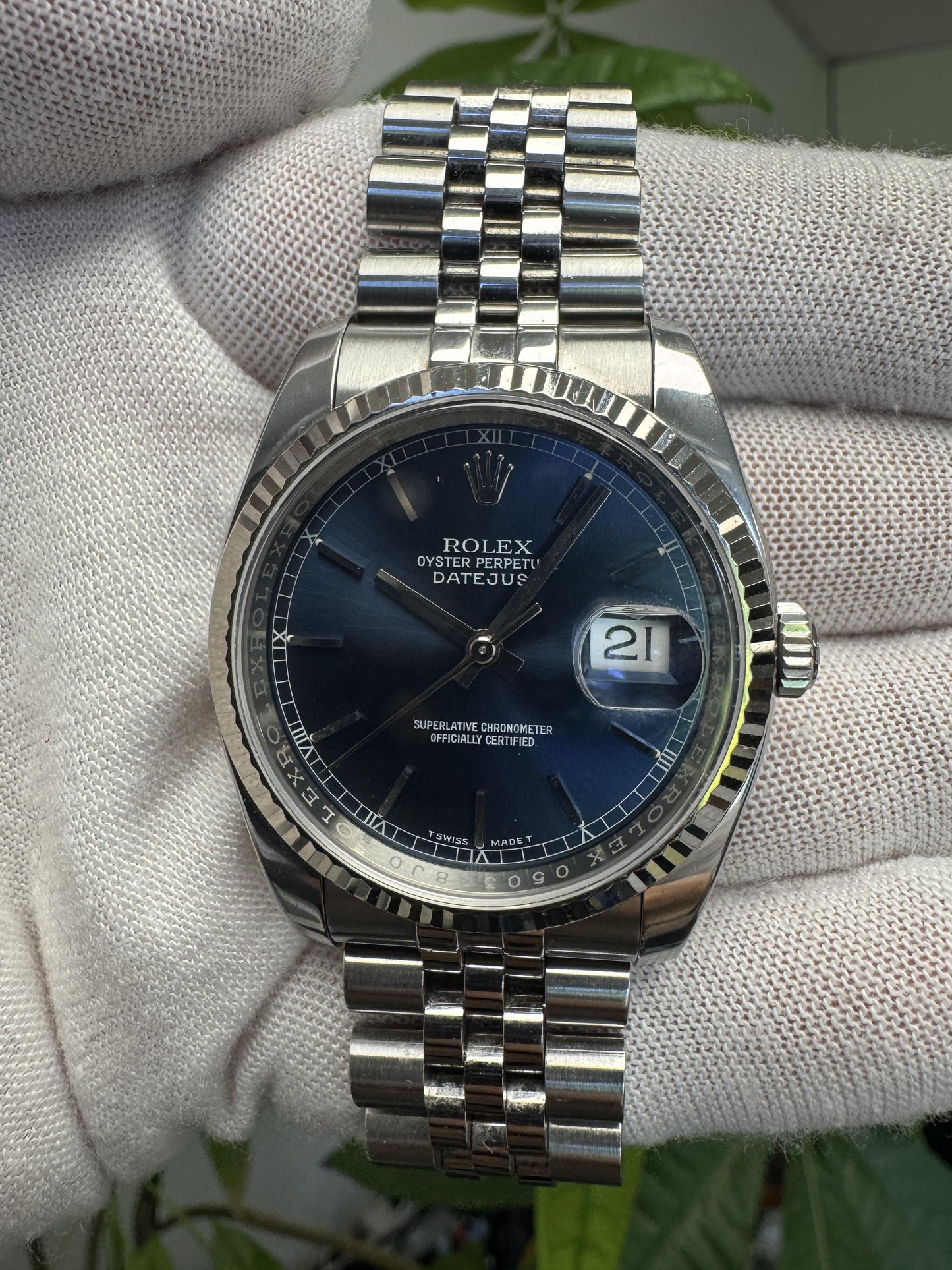 Rolex Datejust 116234 Blue Dial Watch
