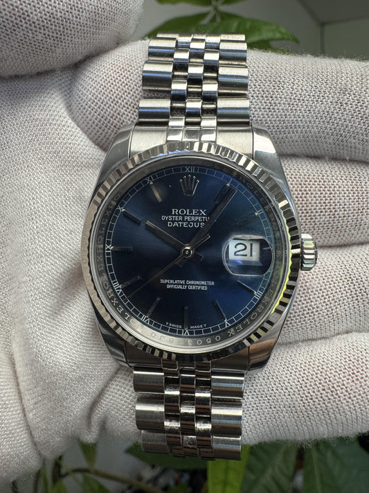 Rolex Datejust 116234 Blue Dial Watch