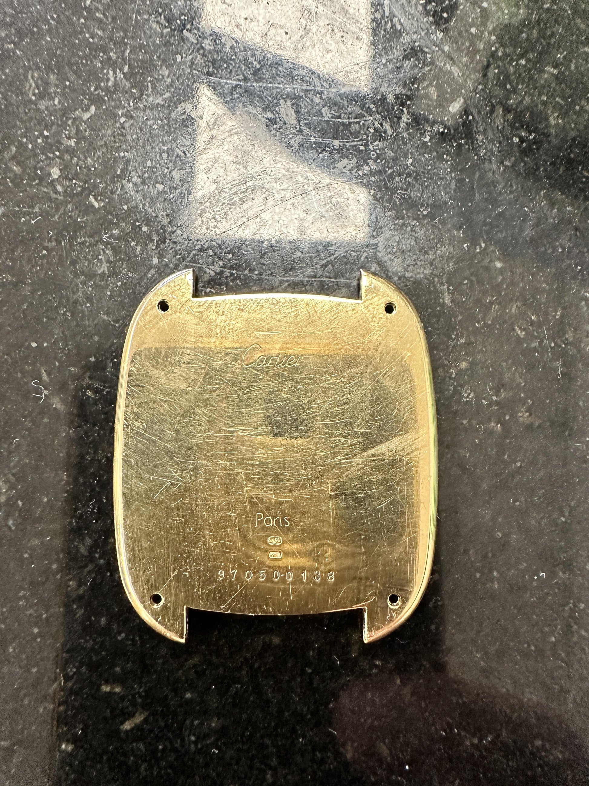 Cartier Jumbo Gondole 97050 18K Yellow Gold Automatic Watch