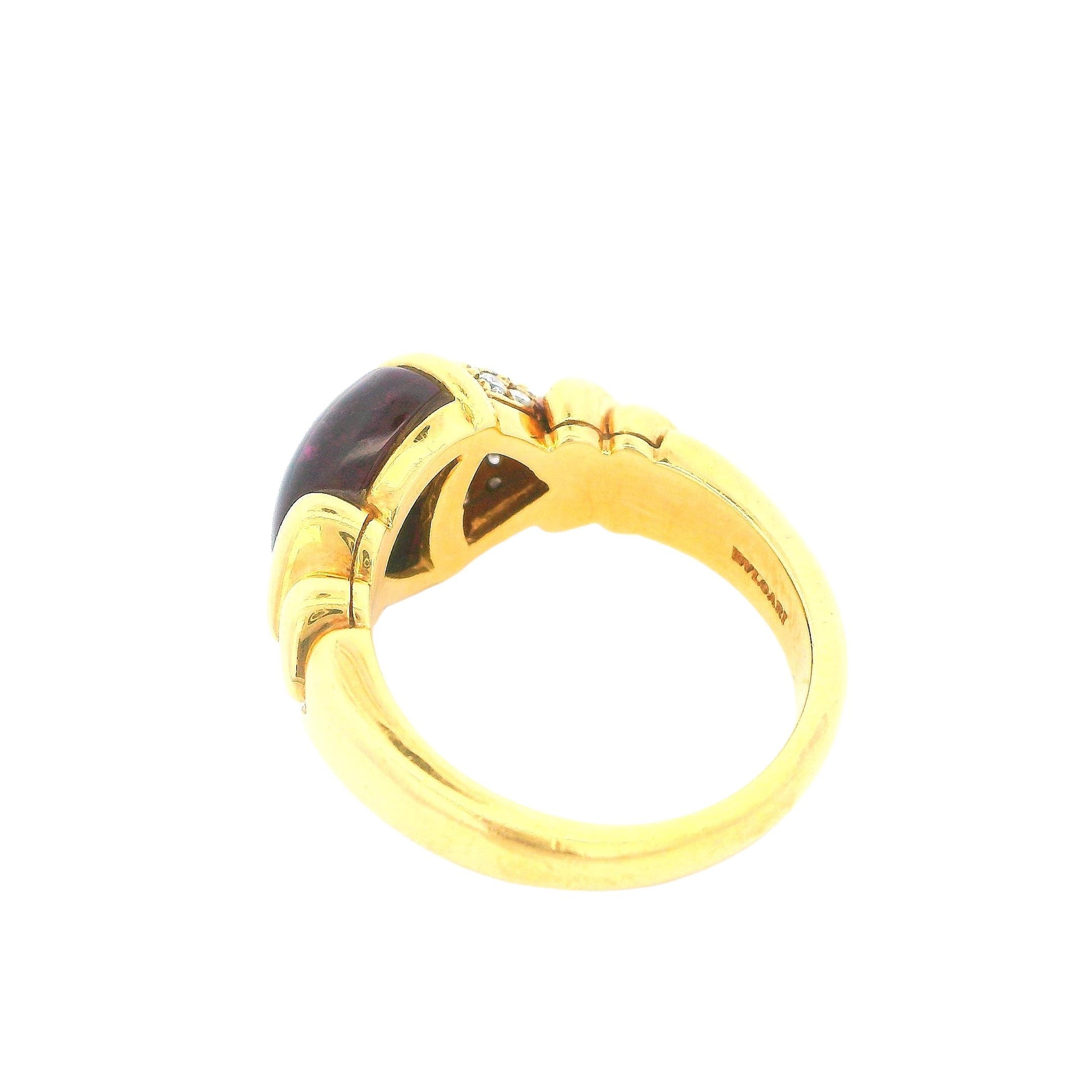 Bvlgari Fish Ring Cab Tourmaline & Diamonds