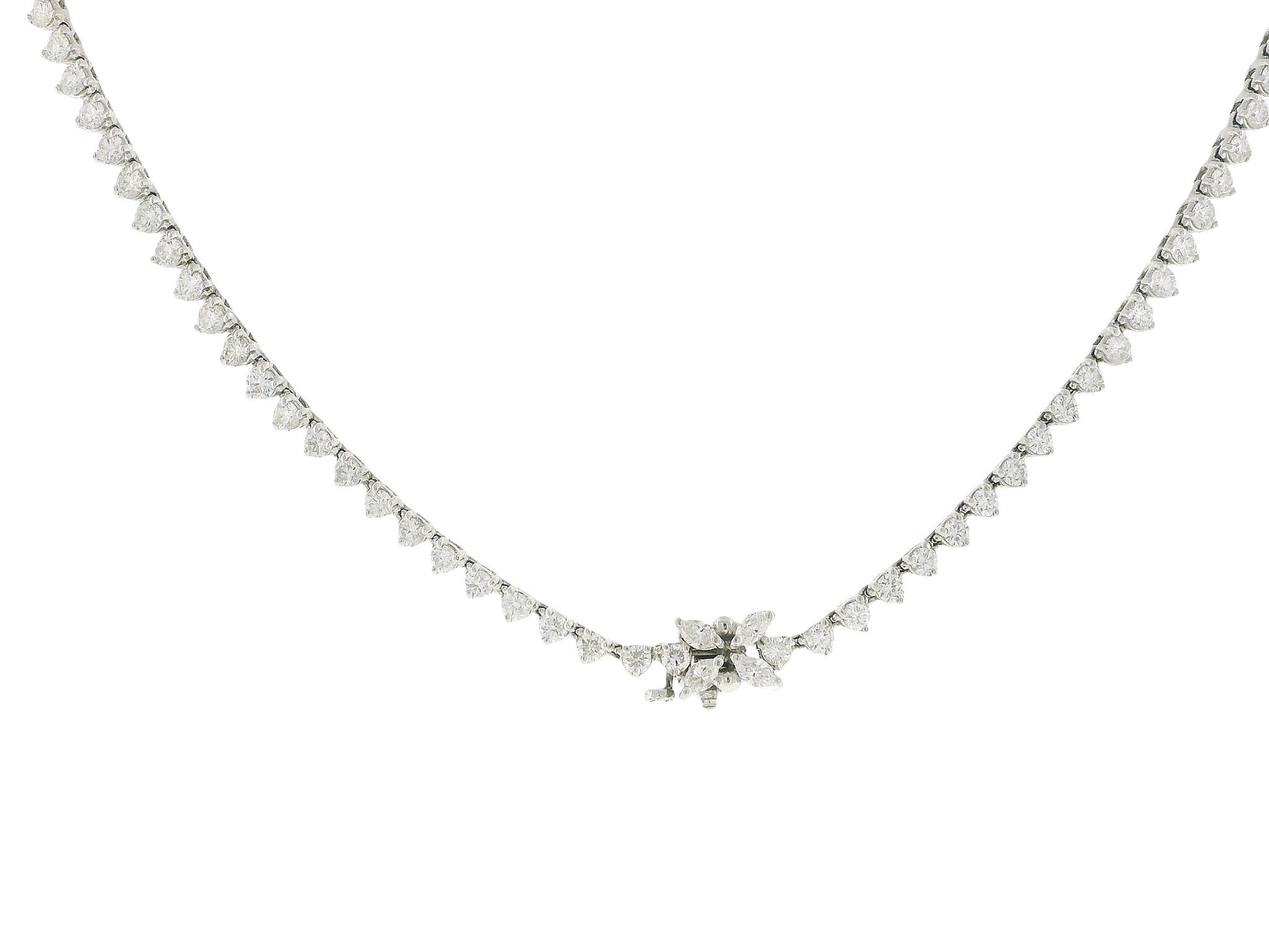 Platinum 15Ct Diamond Necklace