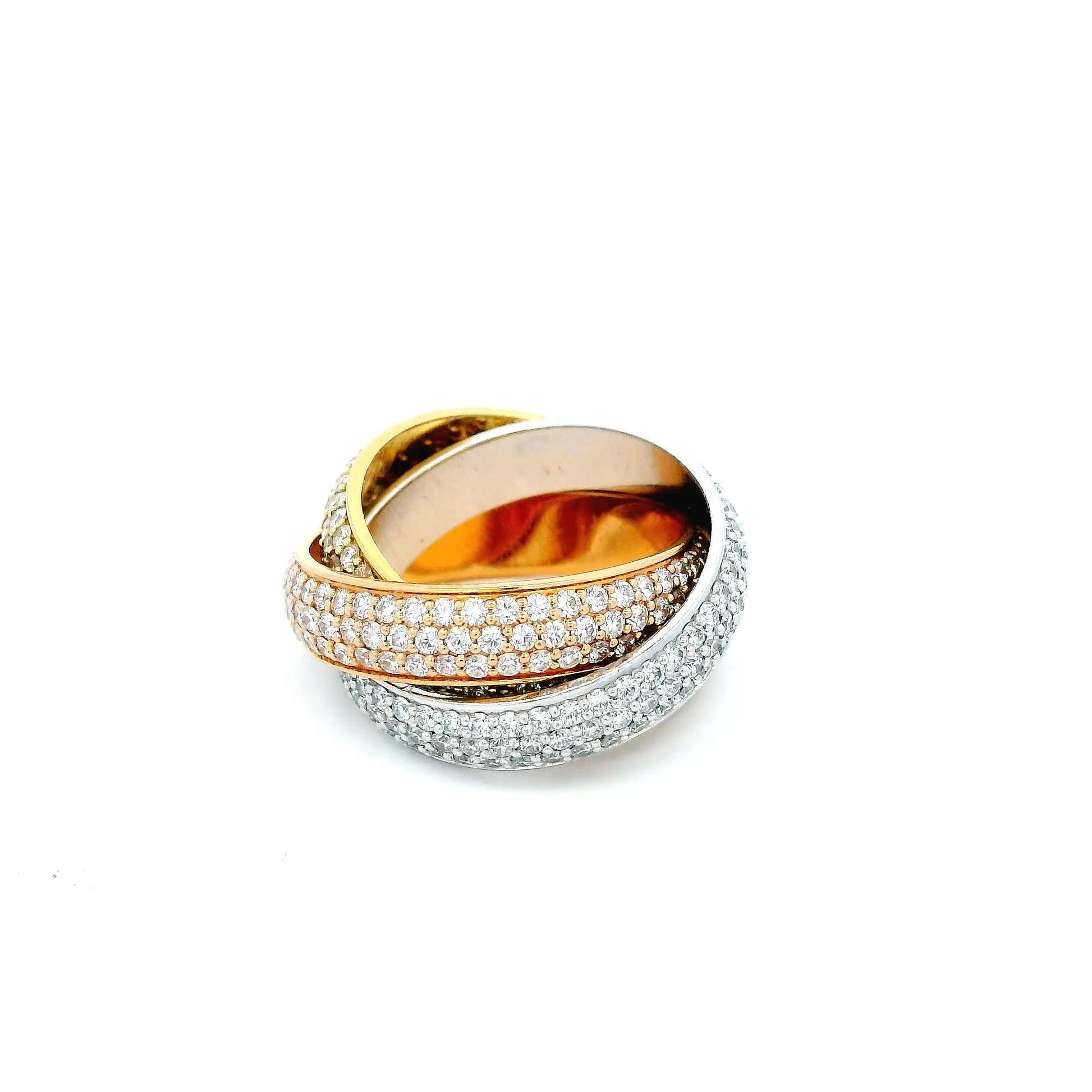 Cartier Trinity Pave Ring