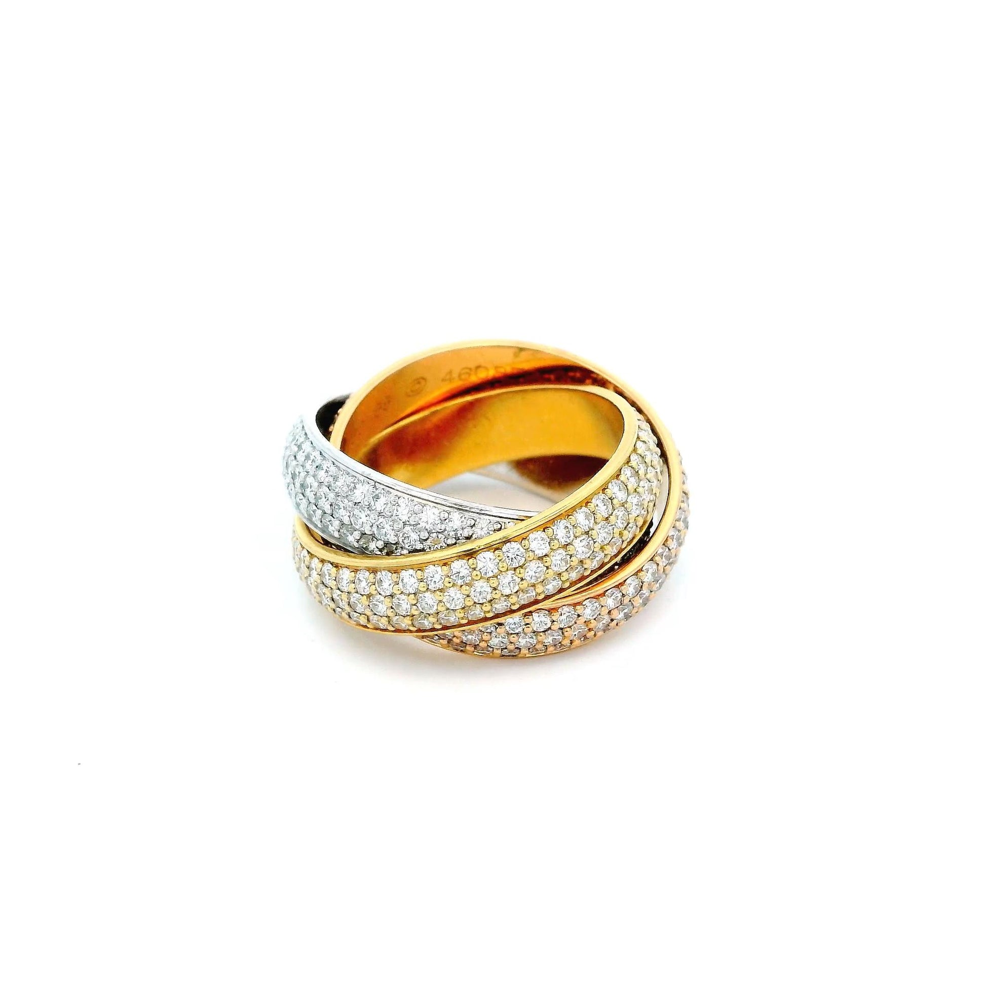 Cartier Trinity Pave Ring