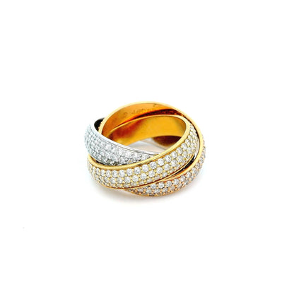 Cartier Trinity Pave Ring