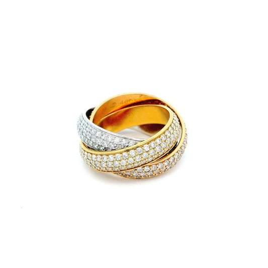 Cartier Trinity Pave Ring