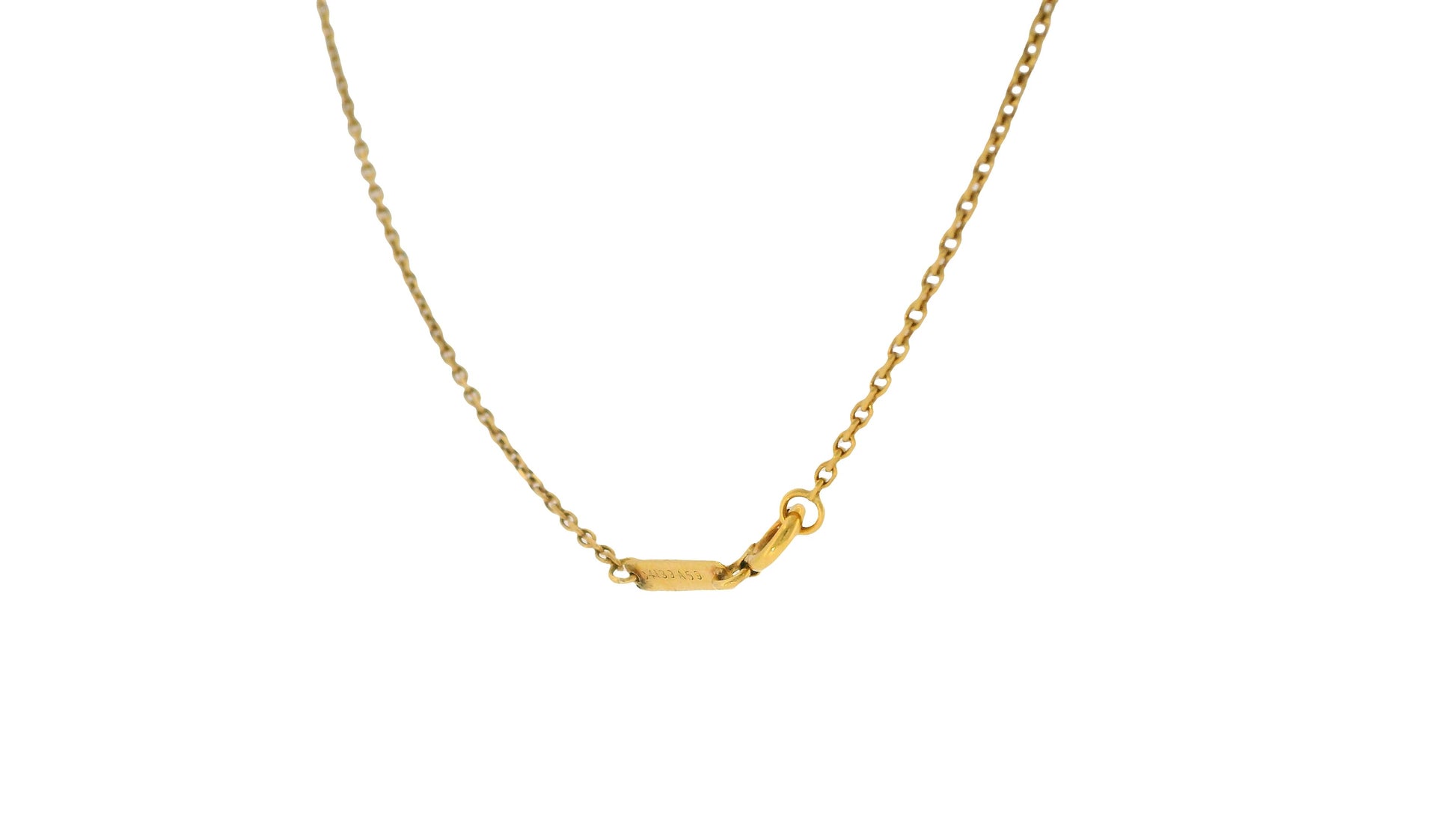 Van Cleef & Arpels Diamond Butterfly Pendant in 18K Yellow Gold Necklace