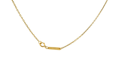 Van Cleef & Arpels Diamond Butterfly Pendant in 18K Yellow Gold Necklace