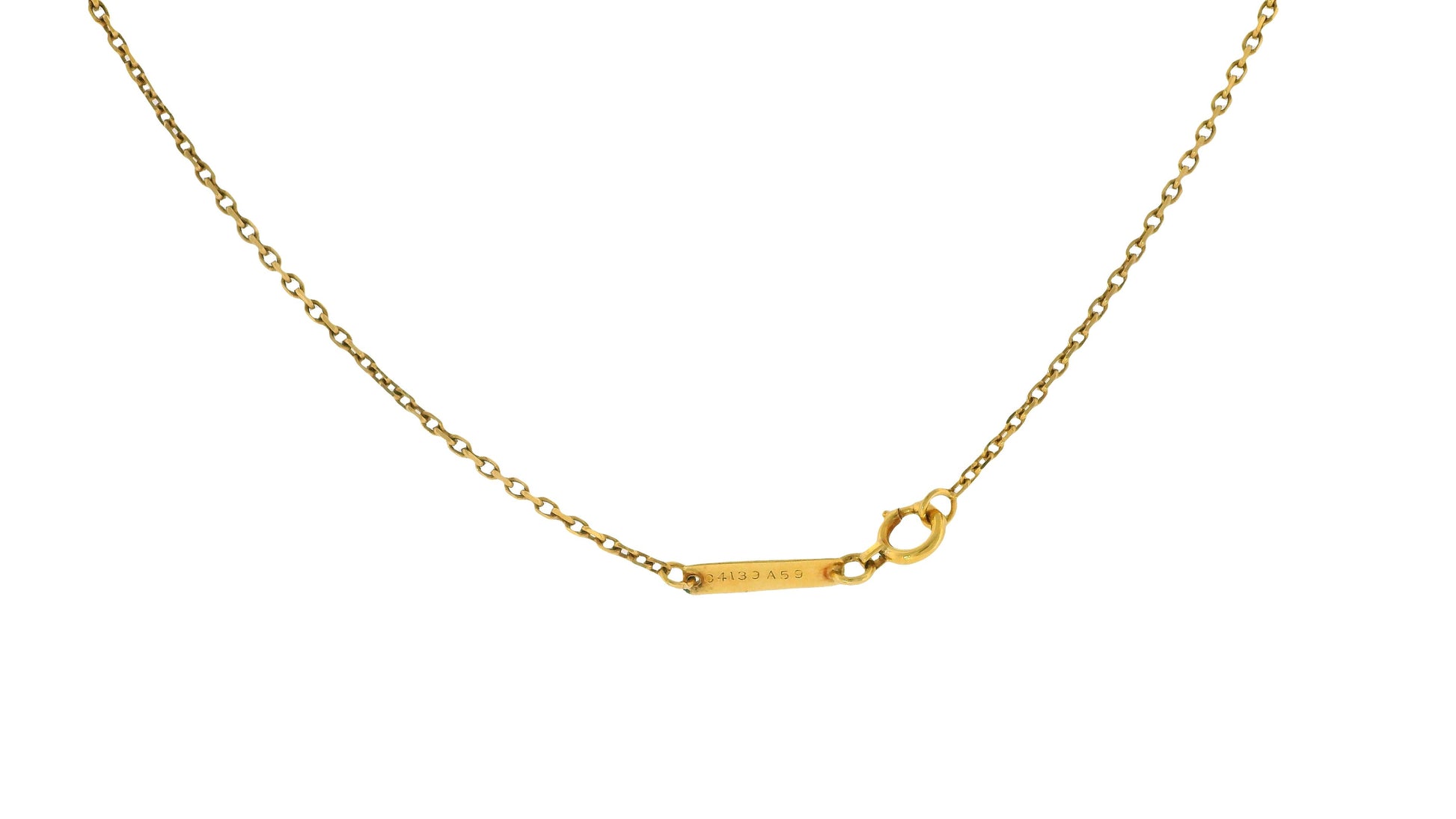 Van Cleef & Arpels Diamond Butterfly Pendant in 18K Yellow Gold Necklace