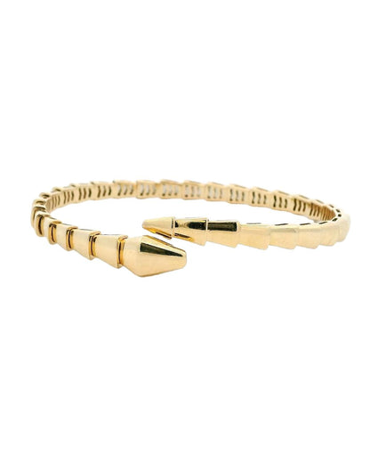 Bvlgari Serpenti Thin Bracelet 18k Yellow Gold Box & Papers 2023