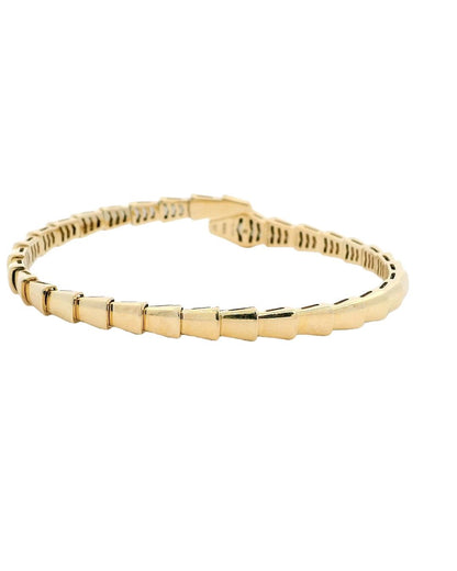 Bvlgari Serpenti Thin Bracelet 18k Yellow Gold Box & Papers 2023
