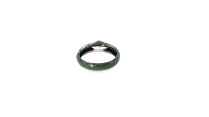 18k White Gold Anodized Diamond-shield cut Ring