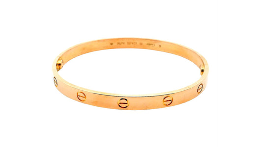 Cartier Love Bracelet with Screwdriver Size '20' 18K Rose Gold & Pouch