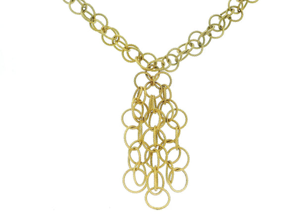 Gianmaria Buccellati Hawaii 18K Yellow gold Three Drop Necklace
