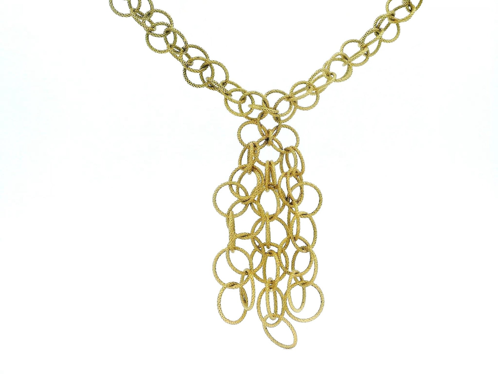 Gianmaria Buccellati Hawaii 18K Yellow gold Three Drop Necklace