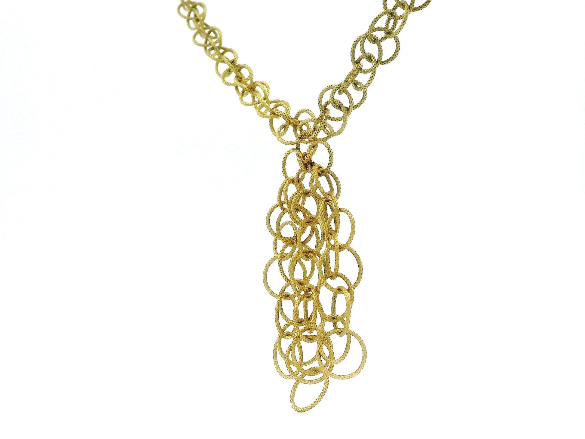 Gianmaria Buccellati Hawaii 18K Yellow gold Three Drop Necklace
