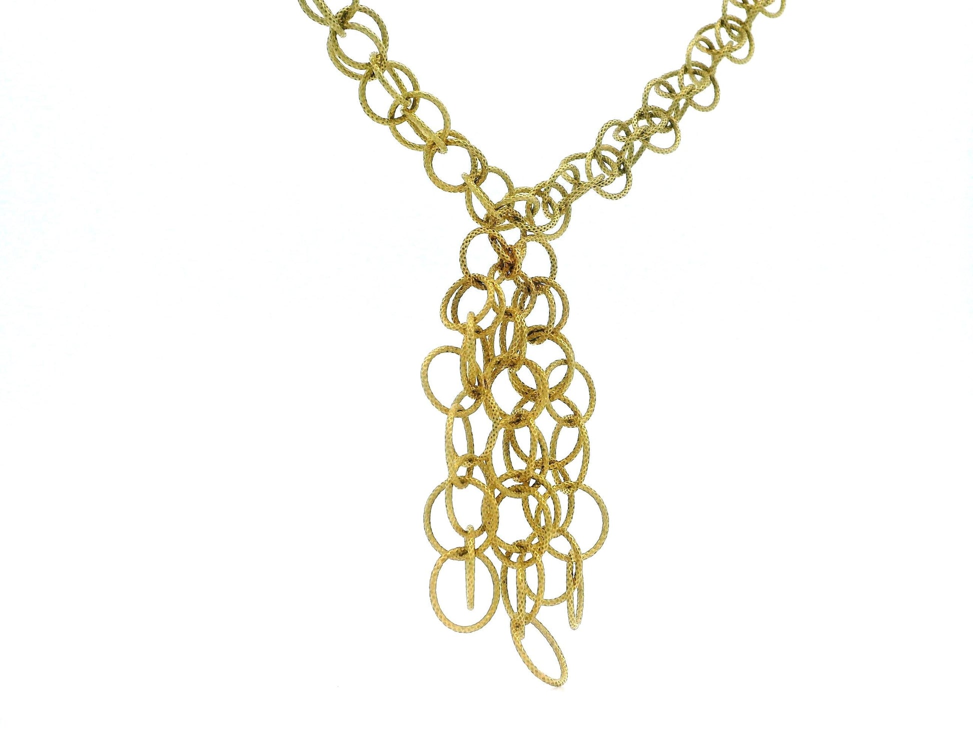Gianmaria Buccellati Hawaii 18K Yellow gold Three Drop Necklace