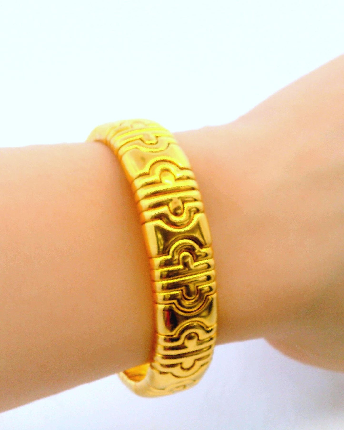 Bvlgari Parenthesis 18k Yellow Gold Cuff