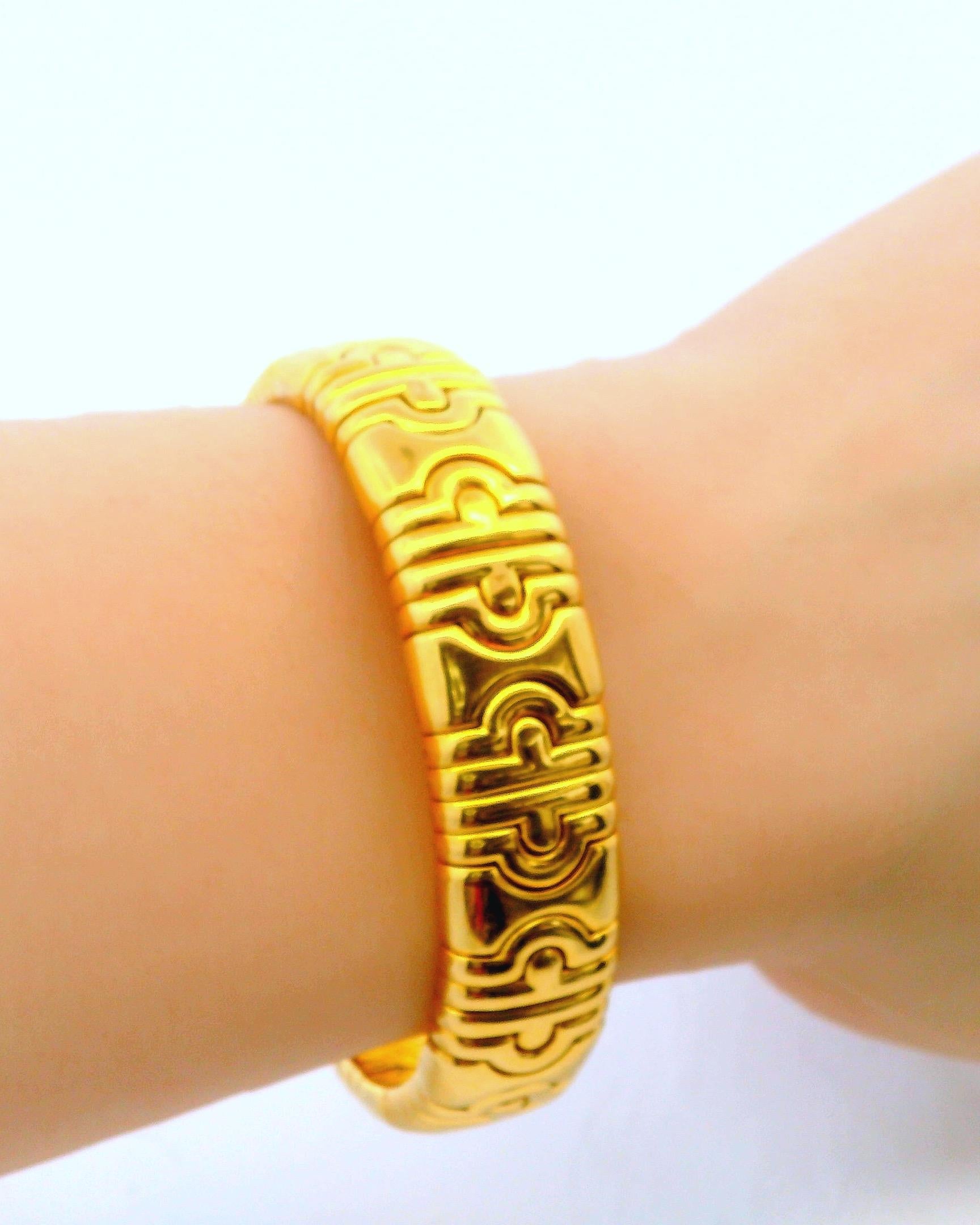 Bvlgari Parenthesis 18k Yellow Gold Cuff