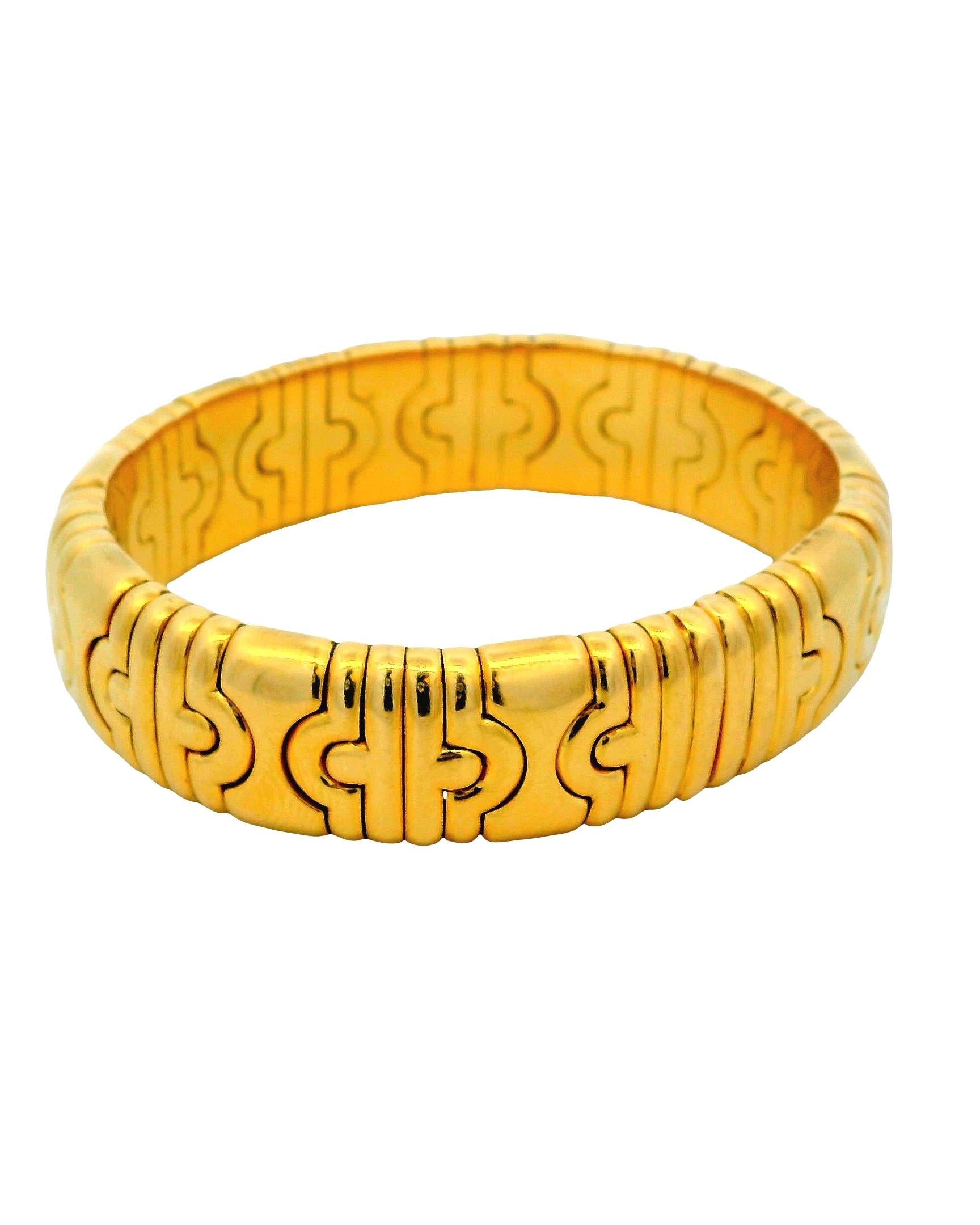 Bvlgari Parenthesis 18k Yellow Gold Cuff